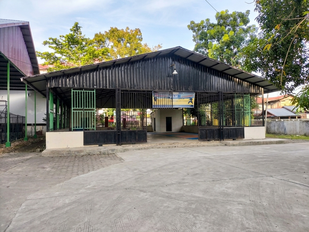Gedung Olah Raga Tertutup Semi Permanen                          